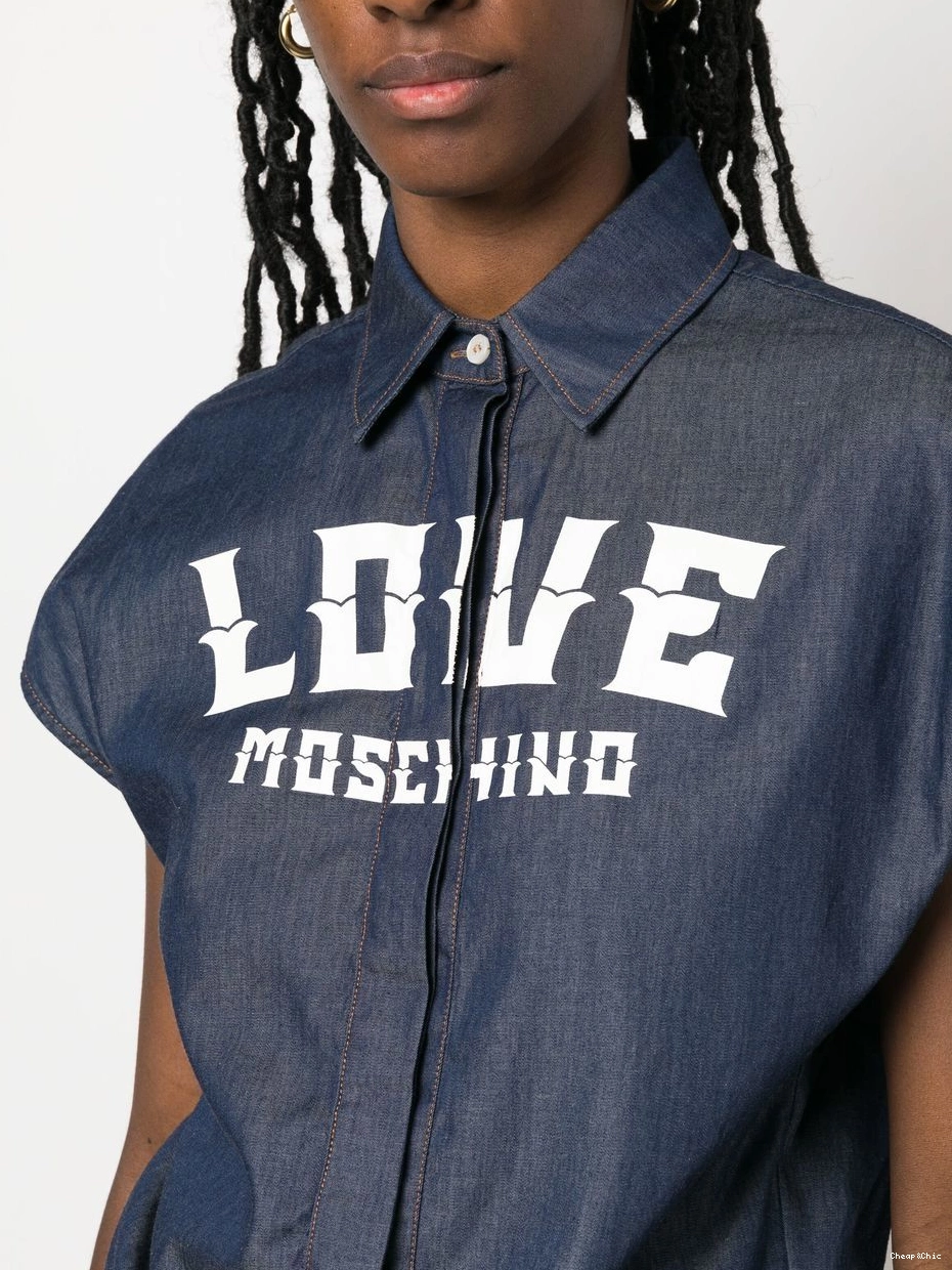 Cheap logo-print Love Moschino Women shirt 0323